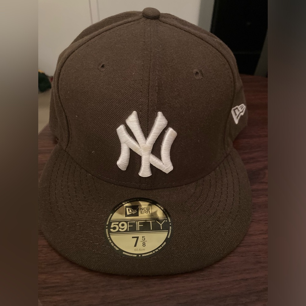 New York Yankees MLB Men's Solid Color 59FIFTY Fitted Cap